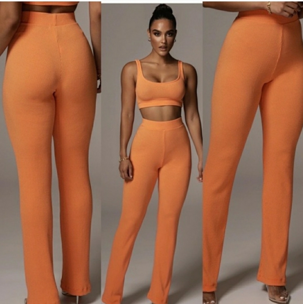 JLUXLABEL RIBBED PANTS